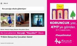 11 Ekim Dünya Kız Çocukları Günü’nde #HayalimOkul Kampanyası!