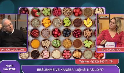 Dr.Yavuz Dizdar Beslenme ve Kanser İlişkisine Dikkat Çekti!