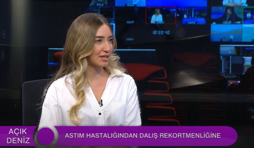 Astım Hastalığından Dalış Rekortmenliğine...Şahika Ercümen Açık Deniz’de..