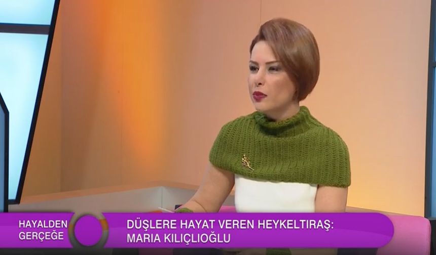 Heykel Sanatçısı Maria Kılıçlıoğlu Woman TV'de!