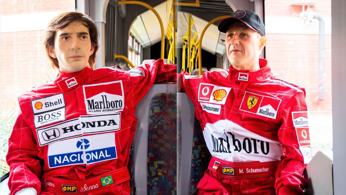 F1’in İki Efsane Pilotu Michael Schumacher ve Ayrton Senna Kıbrıs Araba